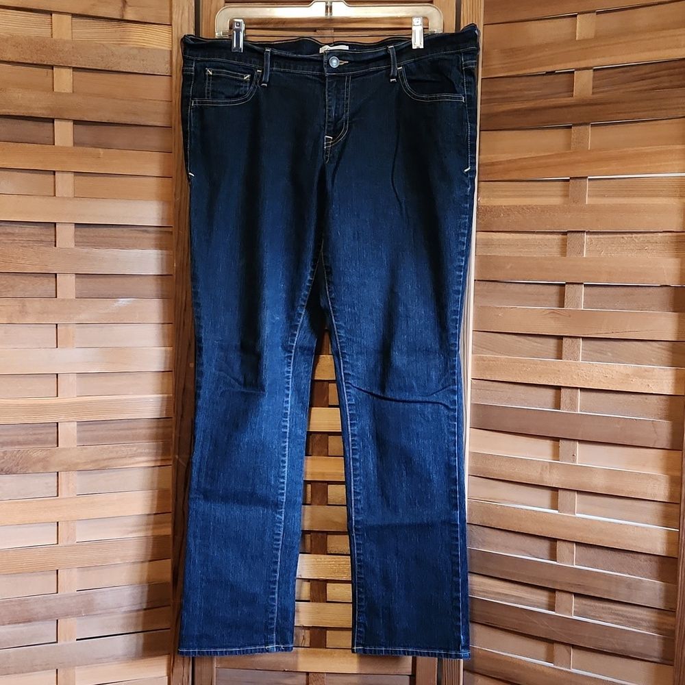 Old Navy Women's Diva Straight Leg Denim Jeans Size 14 Cotton Polyester Spandex